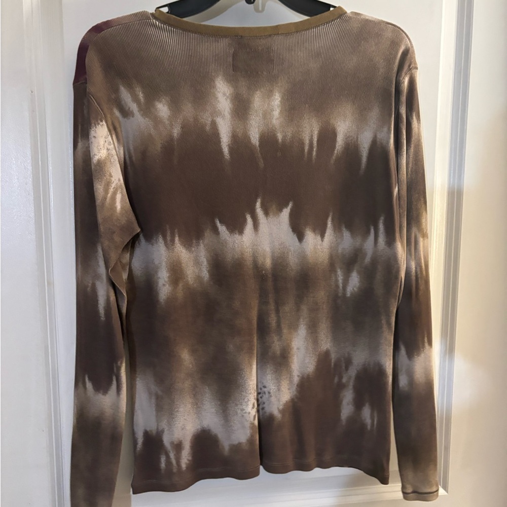 Marc Aurel Tie-Dye Long Sleeve Top sz 42/ XL - Picture 5 of 6